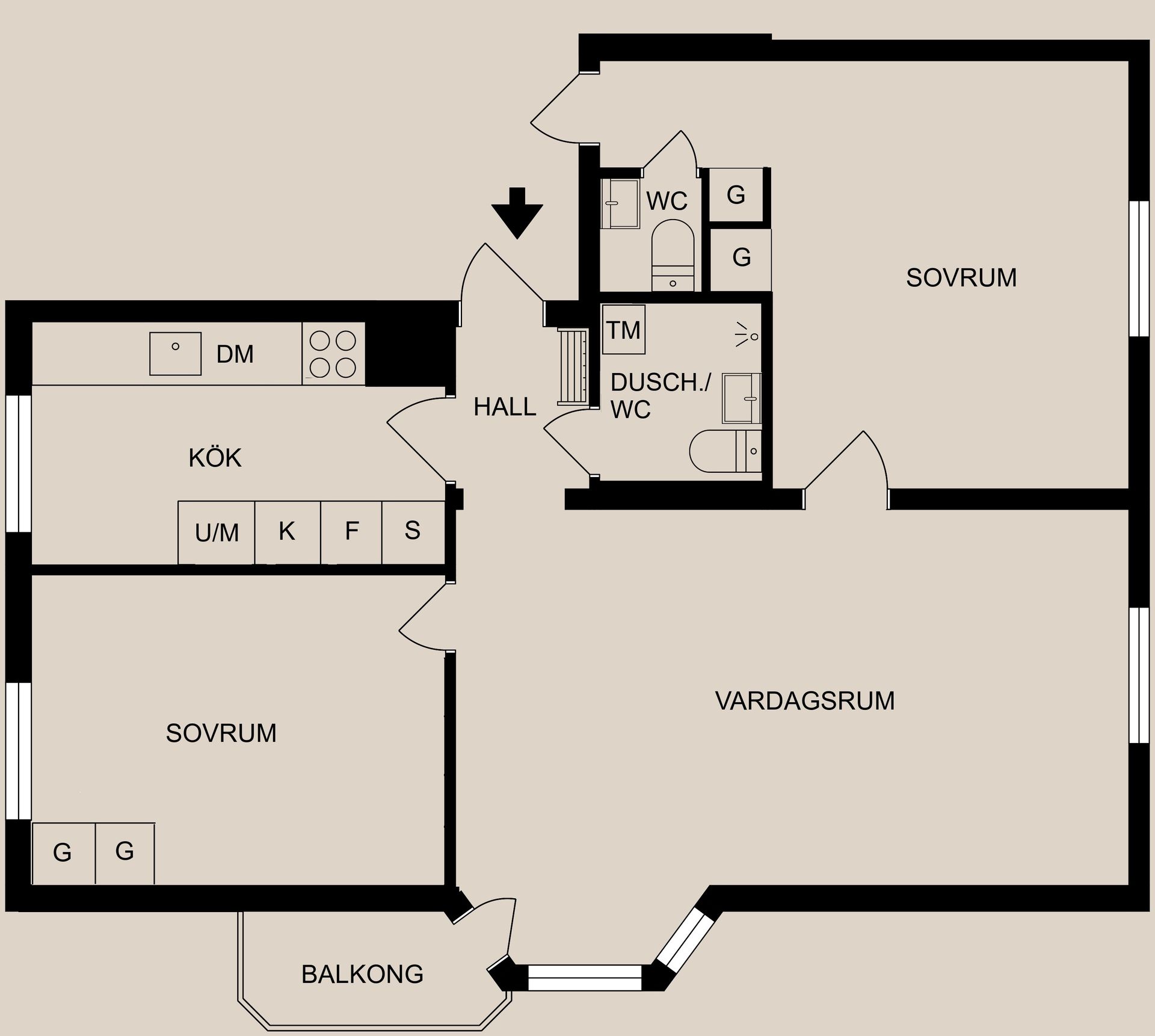 Bostadsrätt, Ekmans väg 20B, Centralt, Finspång