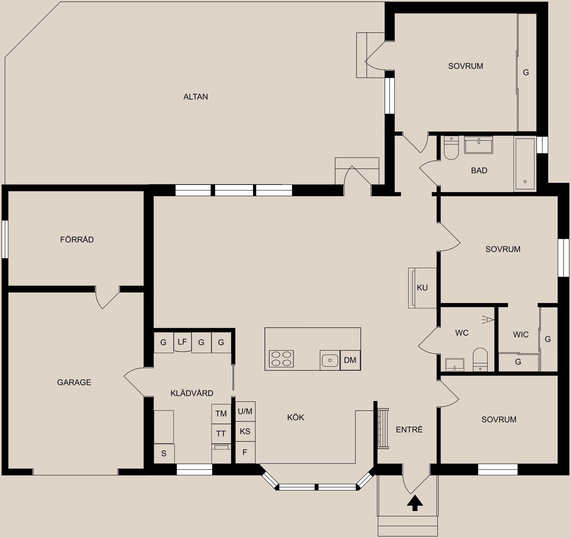 Villa, Vindilsgatan 23, Lindö, Södra Långtorp, Norrköping