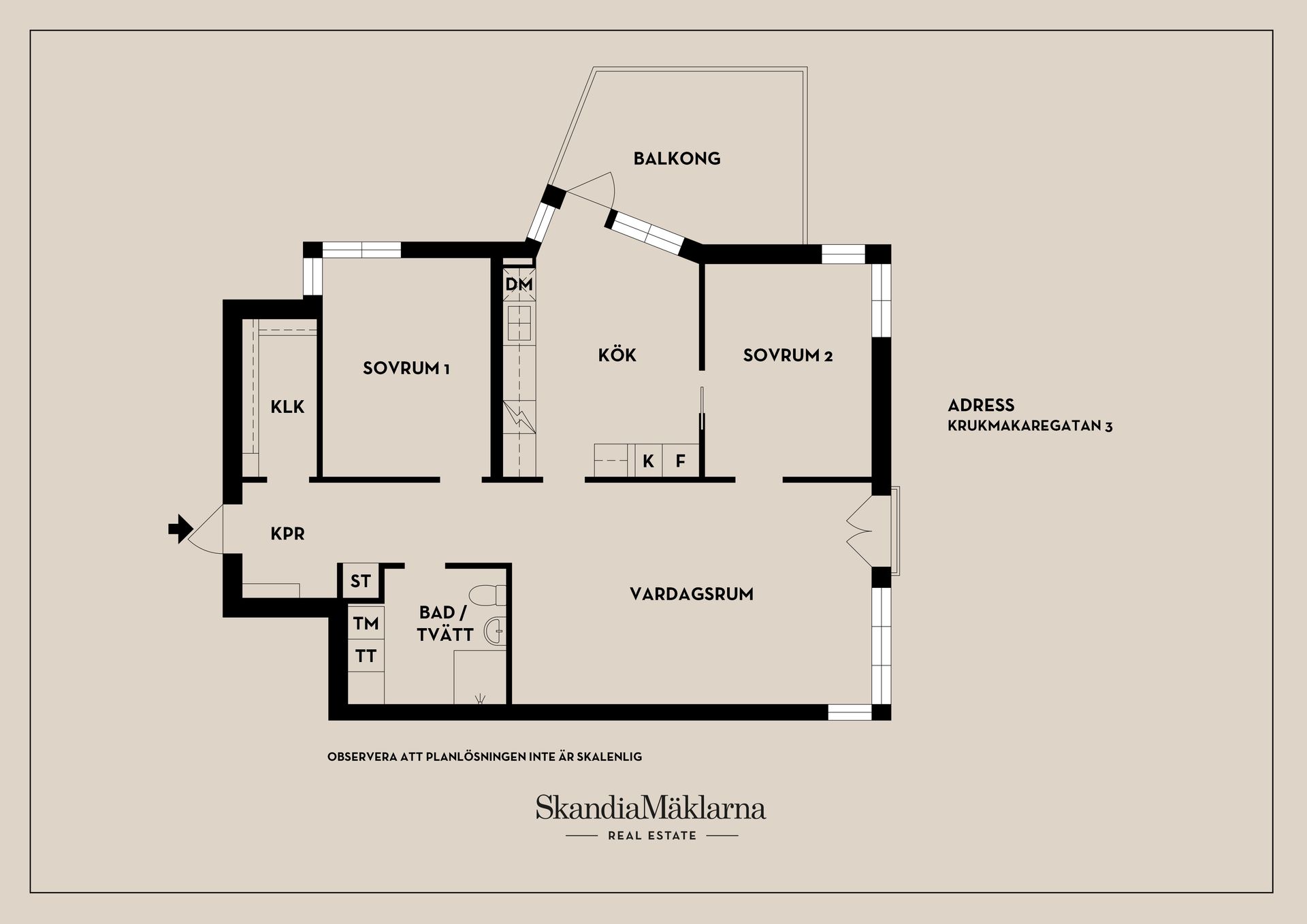 Bostadsrätt, Krukmakaregatan 3, Hemgården/Högbrunn, Nyköping