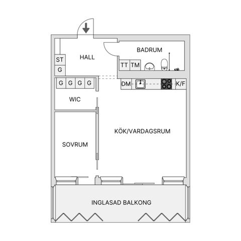 Bostadsrätt, Sikvägen 6, Huskvarna Brunstorp, Jönköping