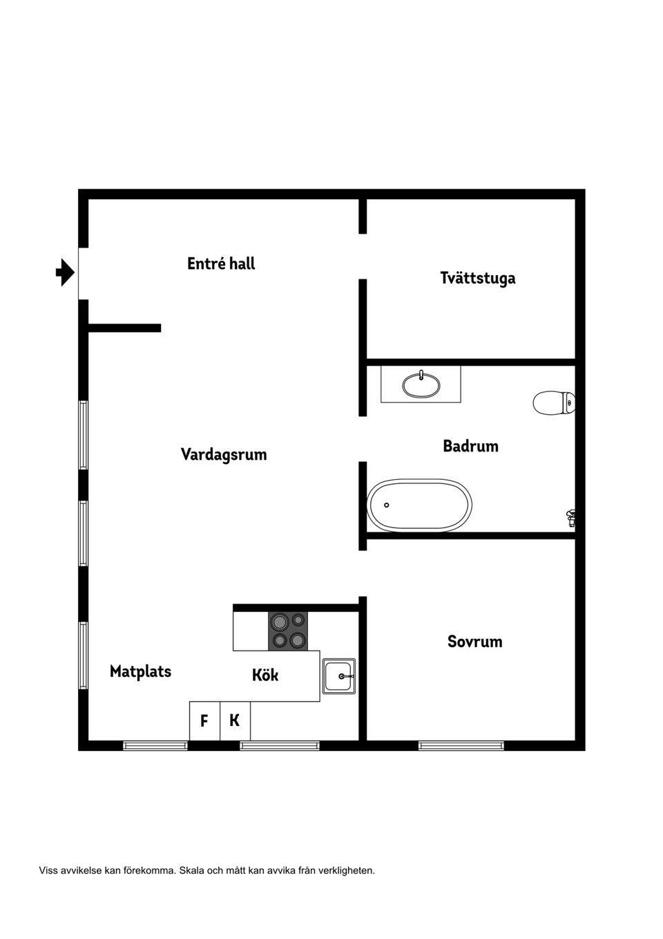 Bostadsrätt, Östra storgatan 24B, Hallsberg