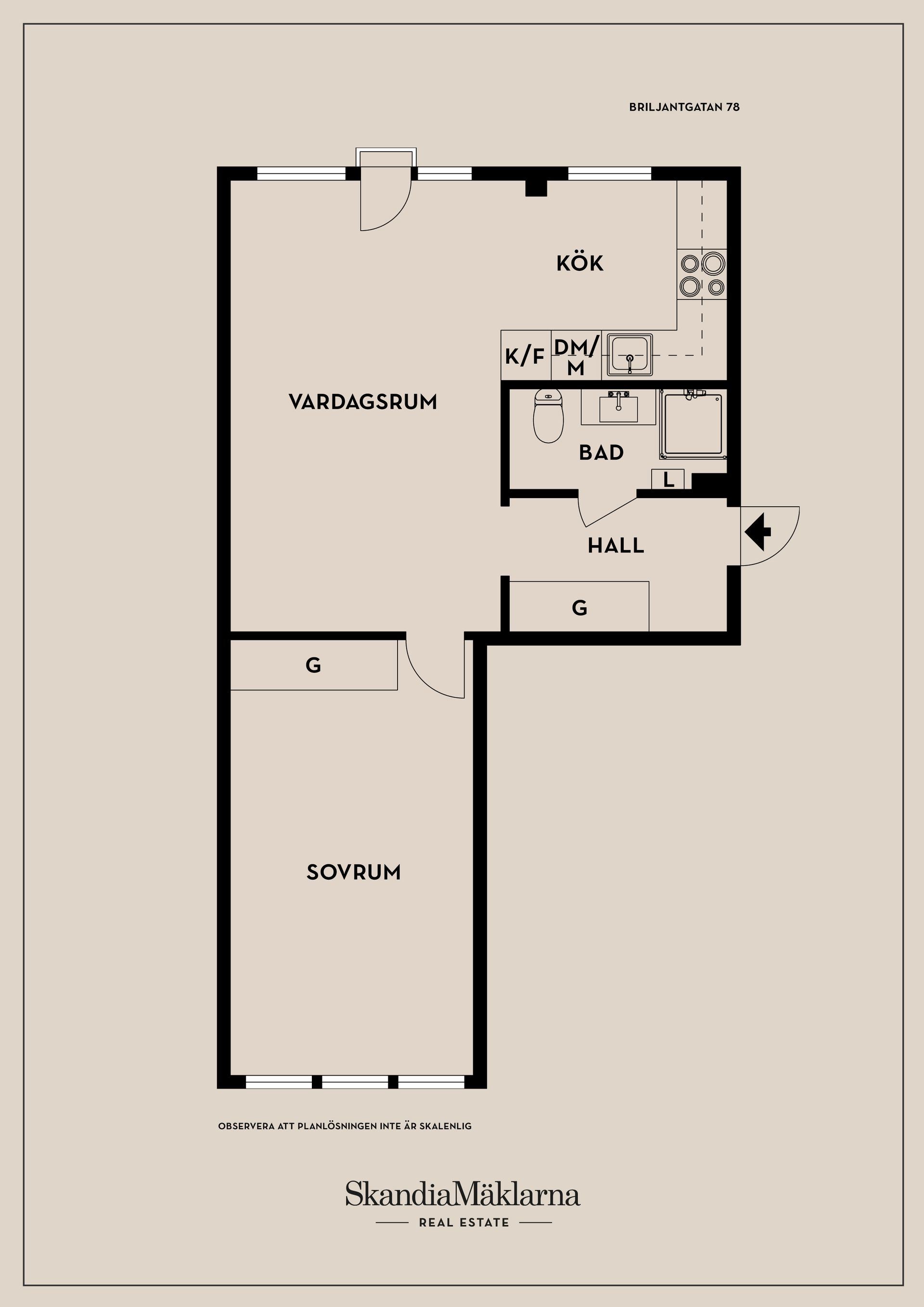 Bostadsrätt, Briljantgatan 78, Göteborg