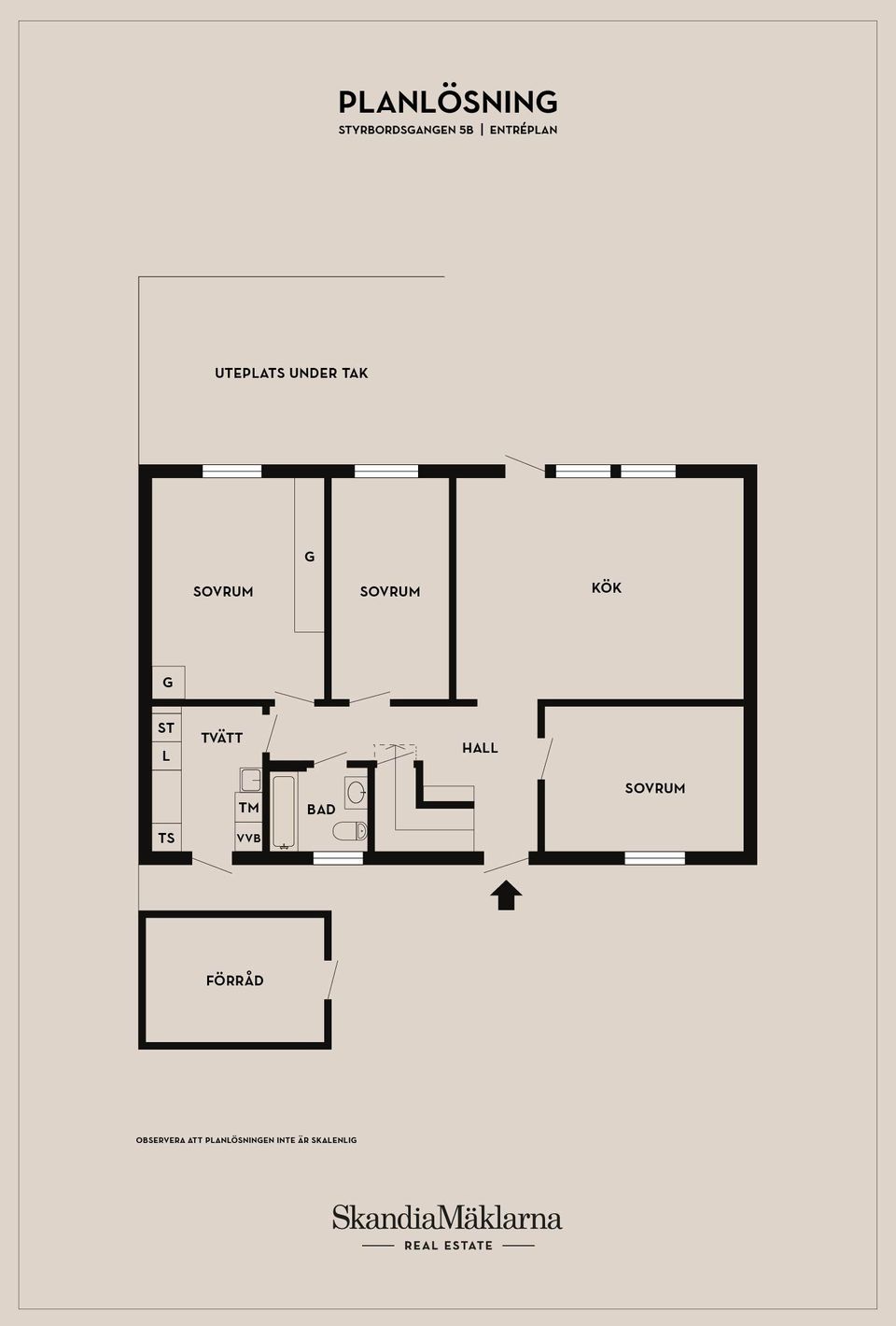 Radhus, Styrbordsgången 5B, Edvinshem, Ystad