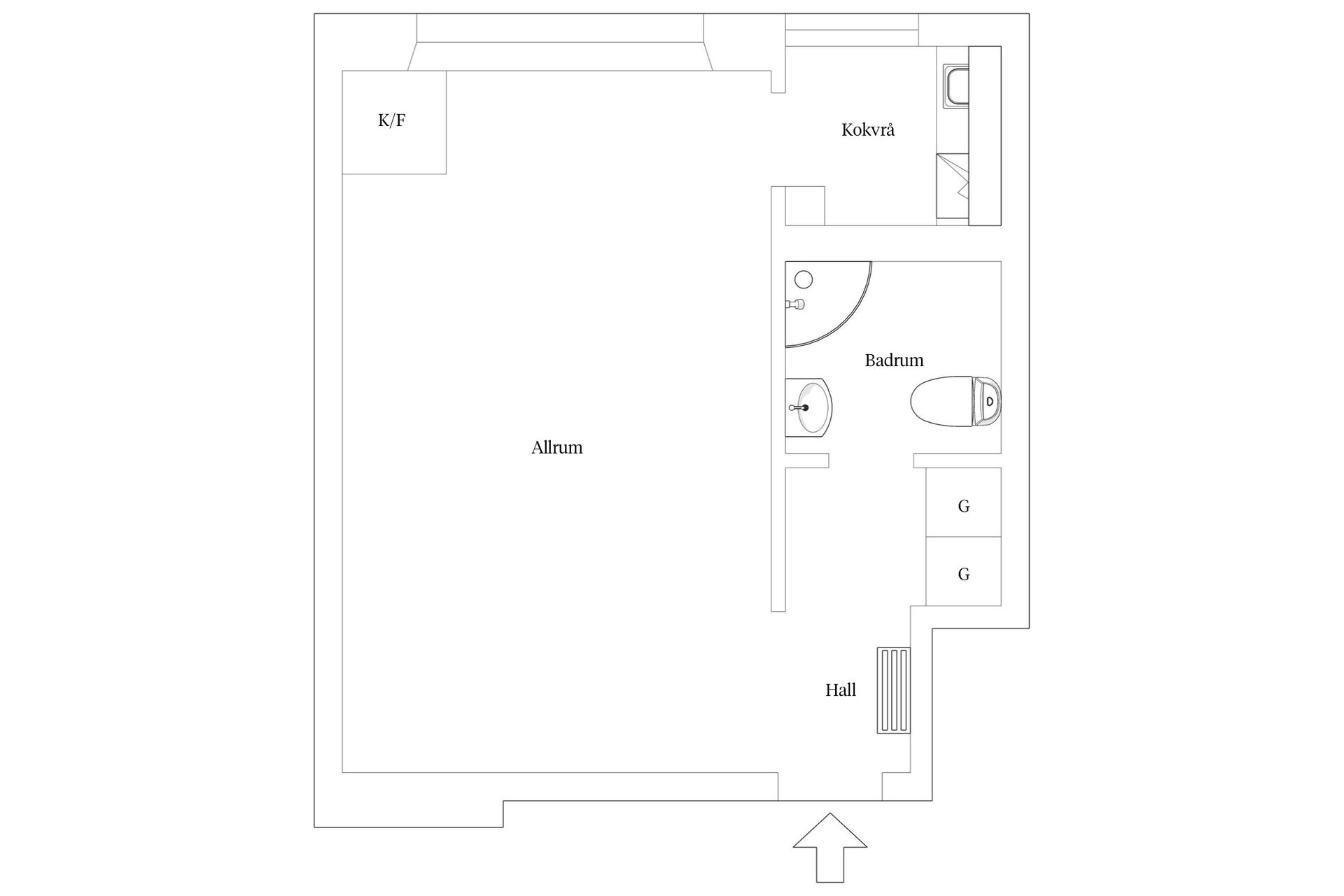 Bostadsrätt, Slipgatan 14, Södermalm Högalid, Stockholm