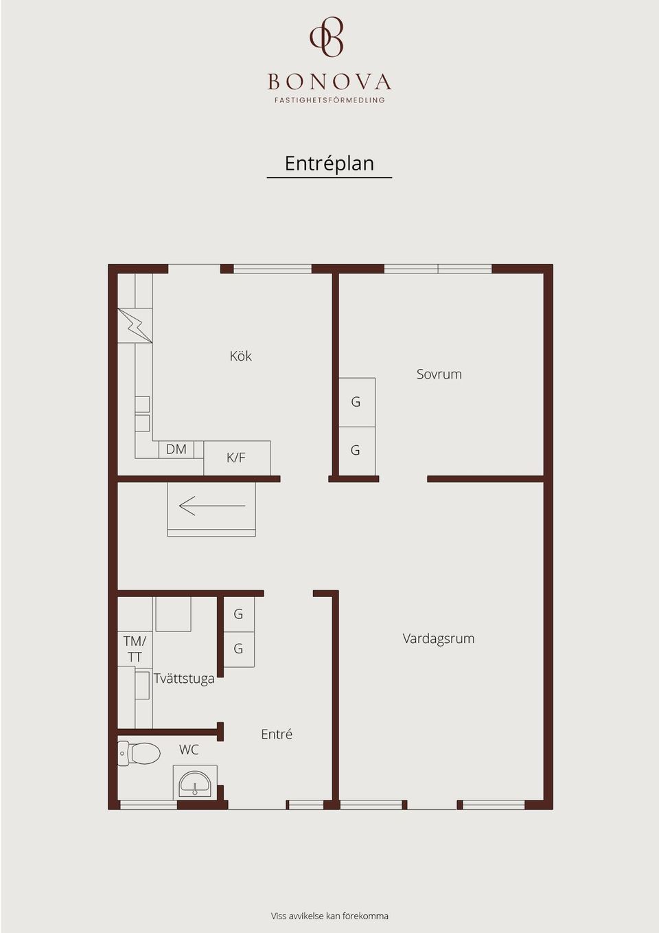 Villa, Radhus, Stinsvägen 7, Hovsta, Örebro