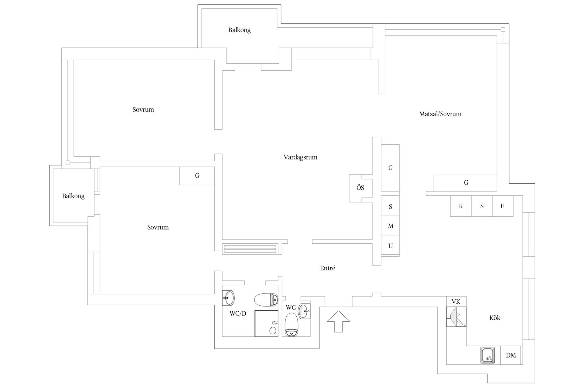 Bostadsrätt, Regementsgatan 33 A, Slottsstaden/Ribersborg, Malmö
