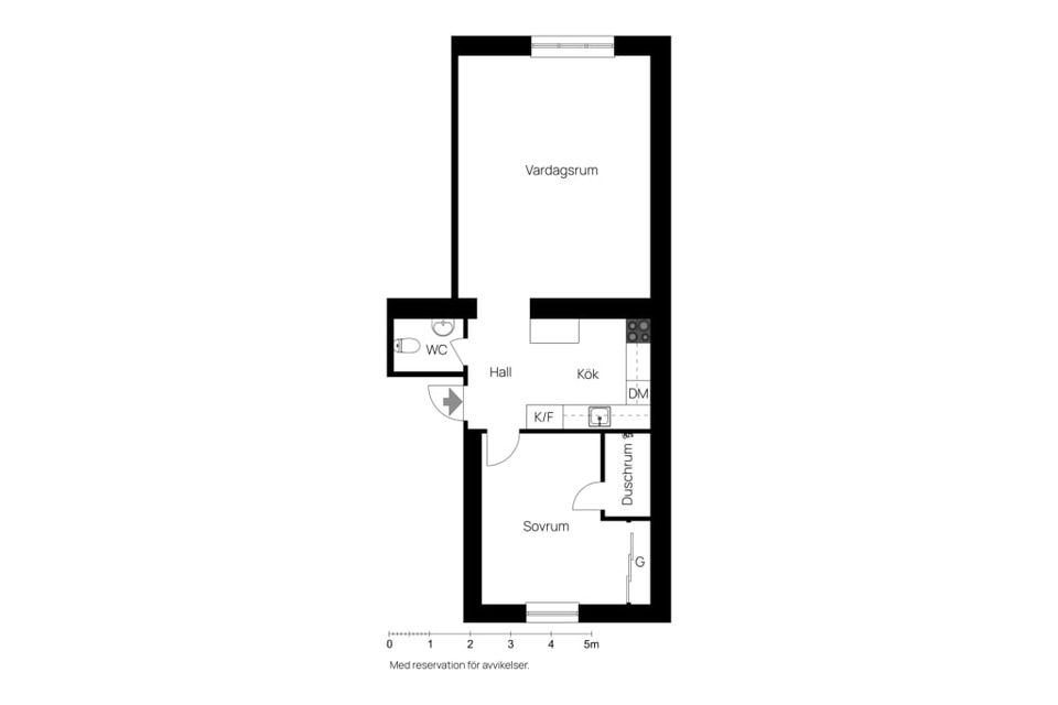 Bostadsrätt, Upplandsgatan 4b, Centralt/Norr, Norrköping