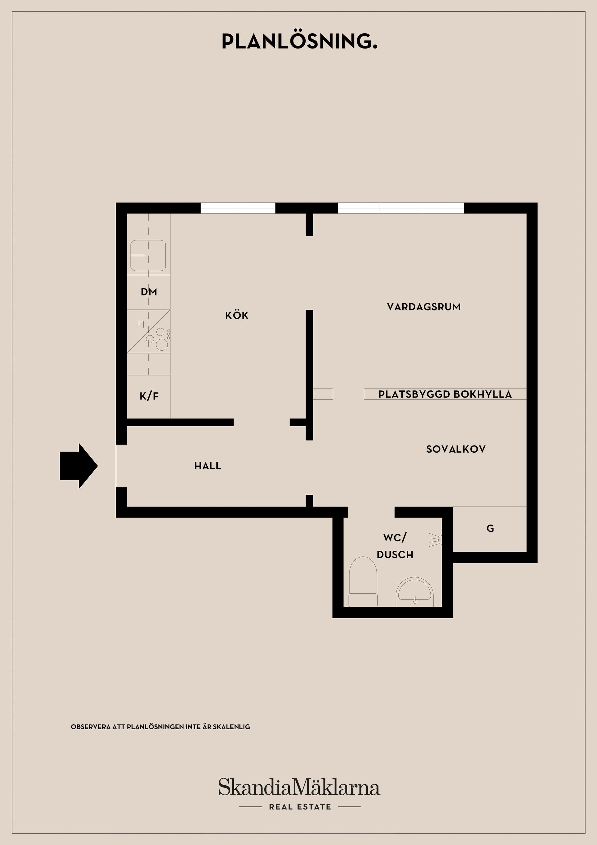 Bostadsrätt, Stockholmsvägen 57, Gamla Enskede, Stockholm