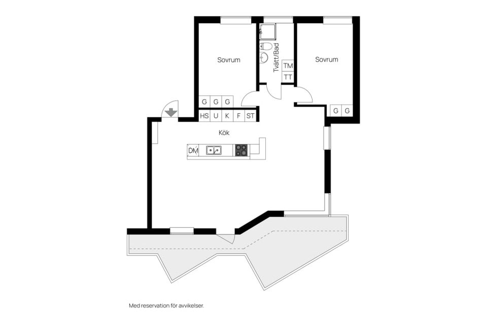 Bostadsrätt, Utsiktsvägen 5b, Snittingsviken, Karlshamn