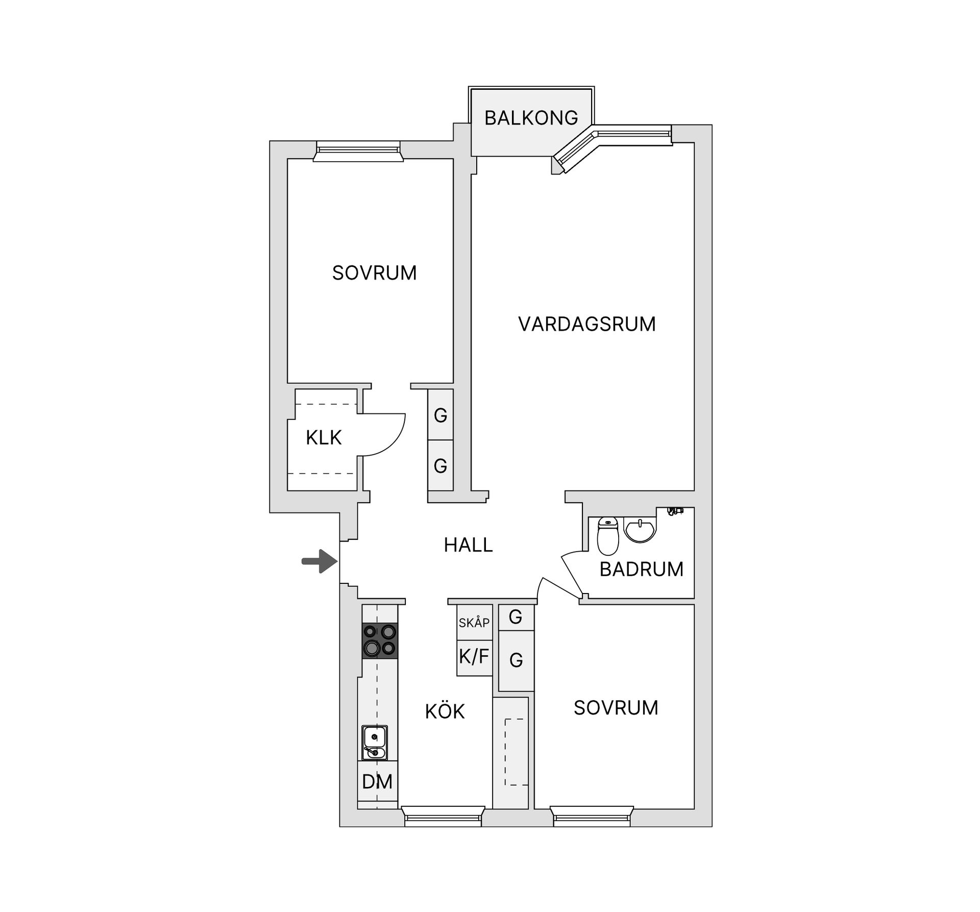 Bostadsrätt, Vankivavägen 9A, Hässleholm - Väster, Hässleholm