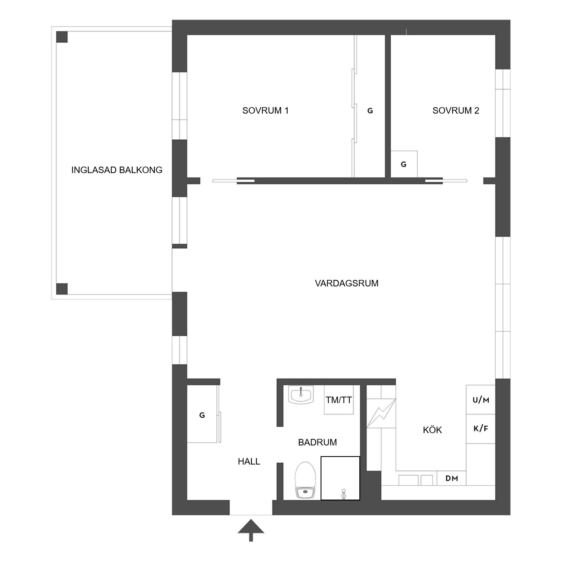 Bostadsrätt, Södra Promenaden 36, Centralt, Söder, Norrköping