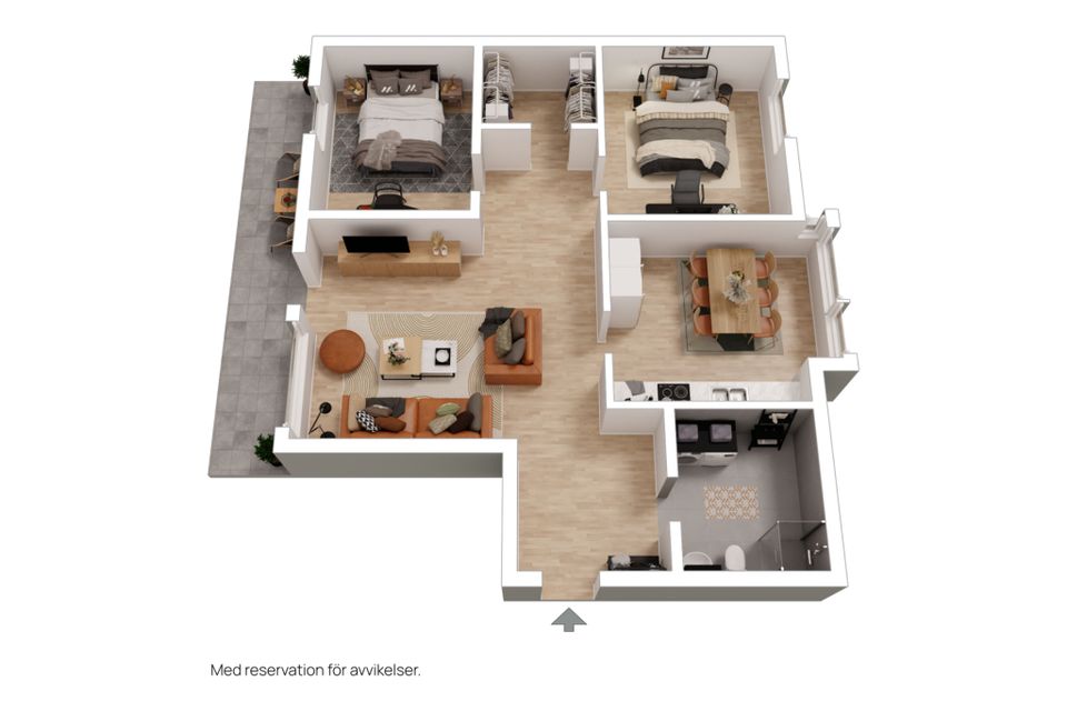 Bostadsrätt, Landbotorpsallén 15 B, Ladugårdsängen, Örebro