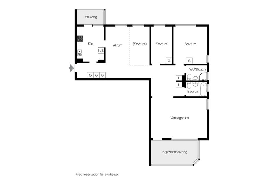 Bostadsrätt, Tallvägen 9B, Bredsand, Sundsvall