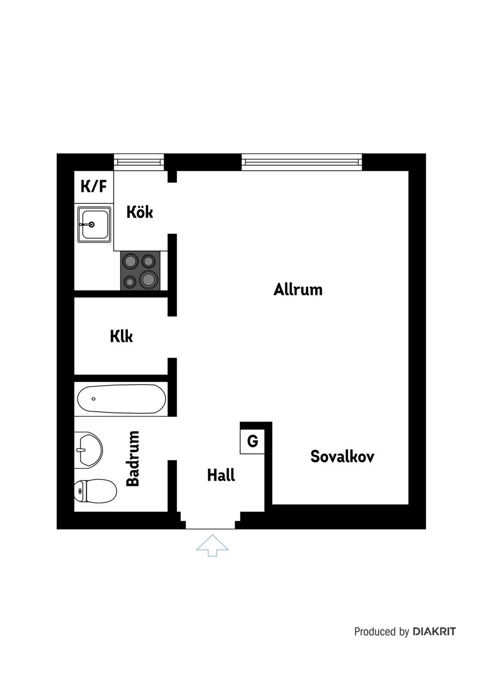 Bostadsrätt, Doktor Widerströms gata 12, Fruängen, Stockholm