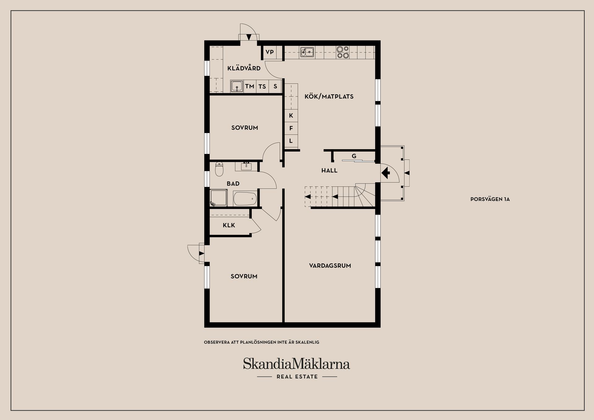 Villa, Porsvägen 1A, Tullinge - Brantbrink, Botkyrka