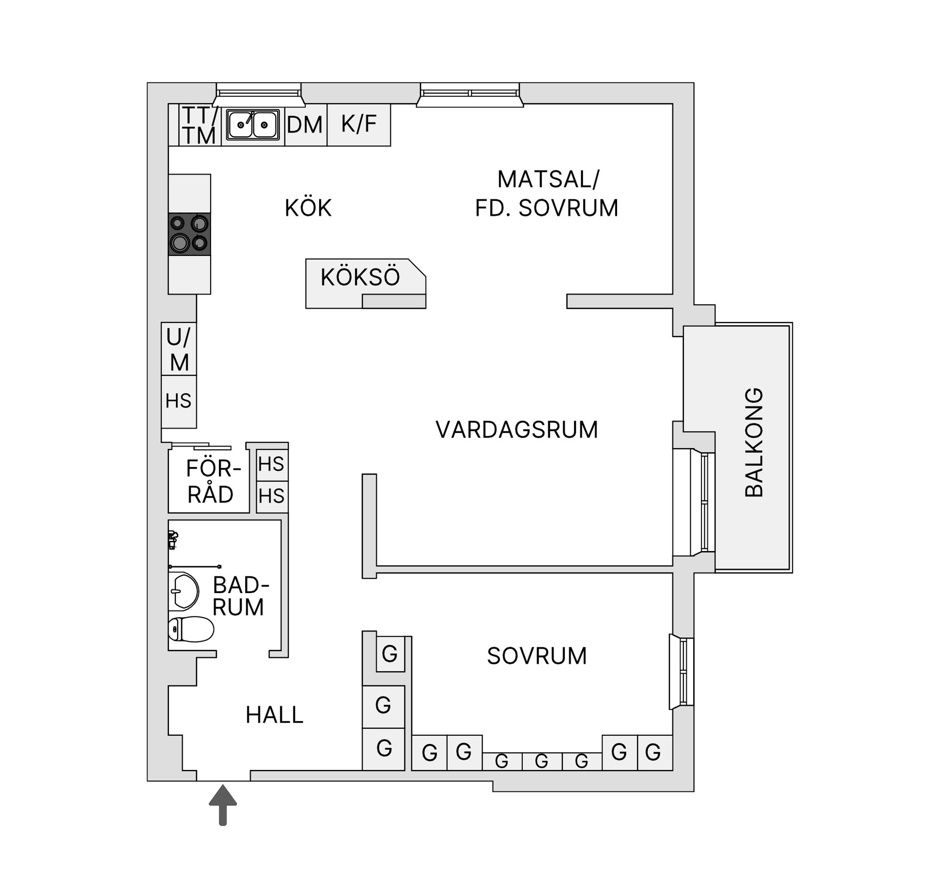 Bostadsrätt, Norra Sjöbogatan 53, Sjöbo, Borås