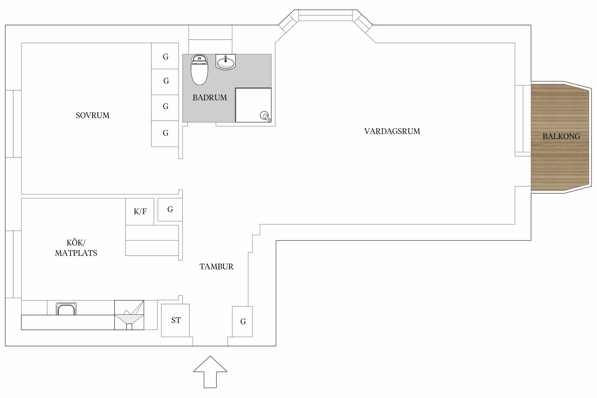 Bostadsrätt, Måsvägen 12C, Väster, Lund