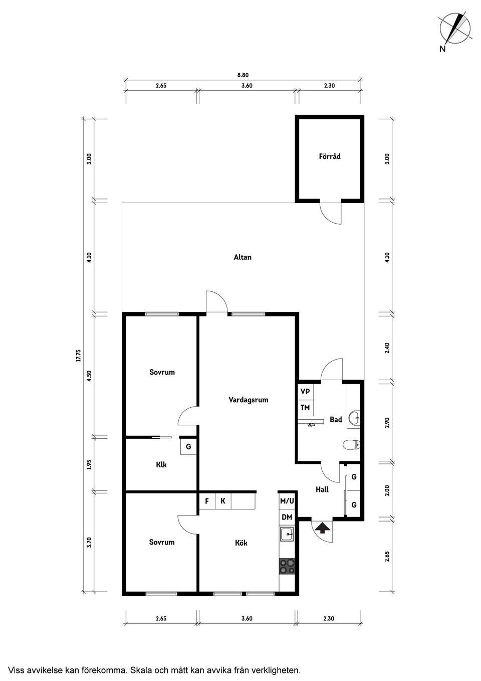 Villa, Radhus, Basunvägen 57, Fors, Kungsbacka