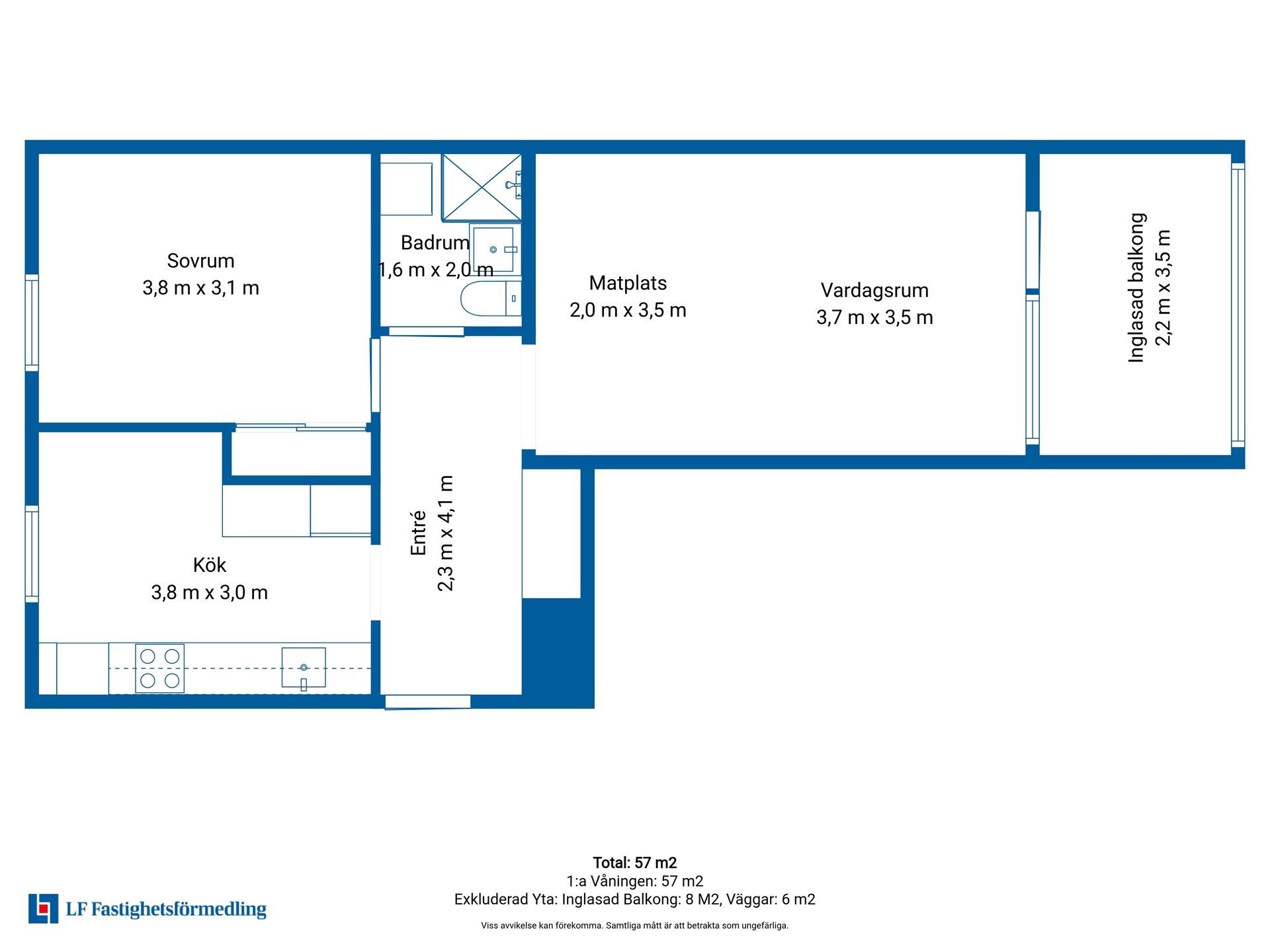 Bostadsrätt, Dalgatan 38B, Sundsvall centrum, Sundsvall