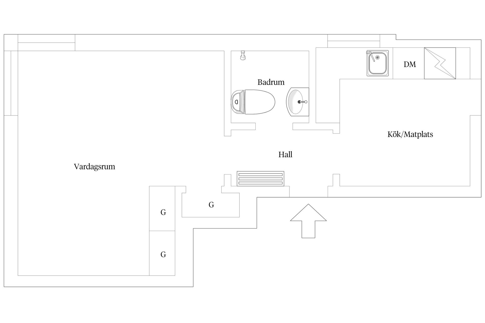 Bostadsrätt, Kungsholmsgatan 13, Kungsholmen - Kungsklippan, Stockholm
