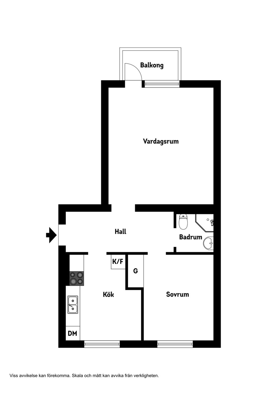 Bostadsrätt, Flygfältsvägen 15b, Karlberg, Karlskoga