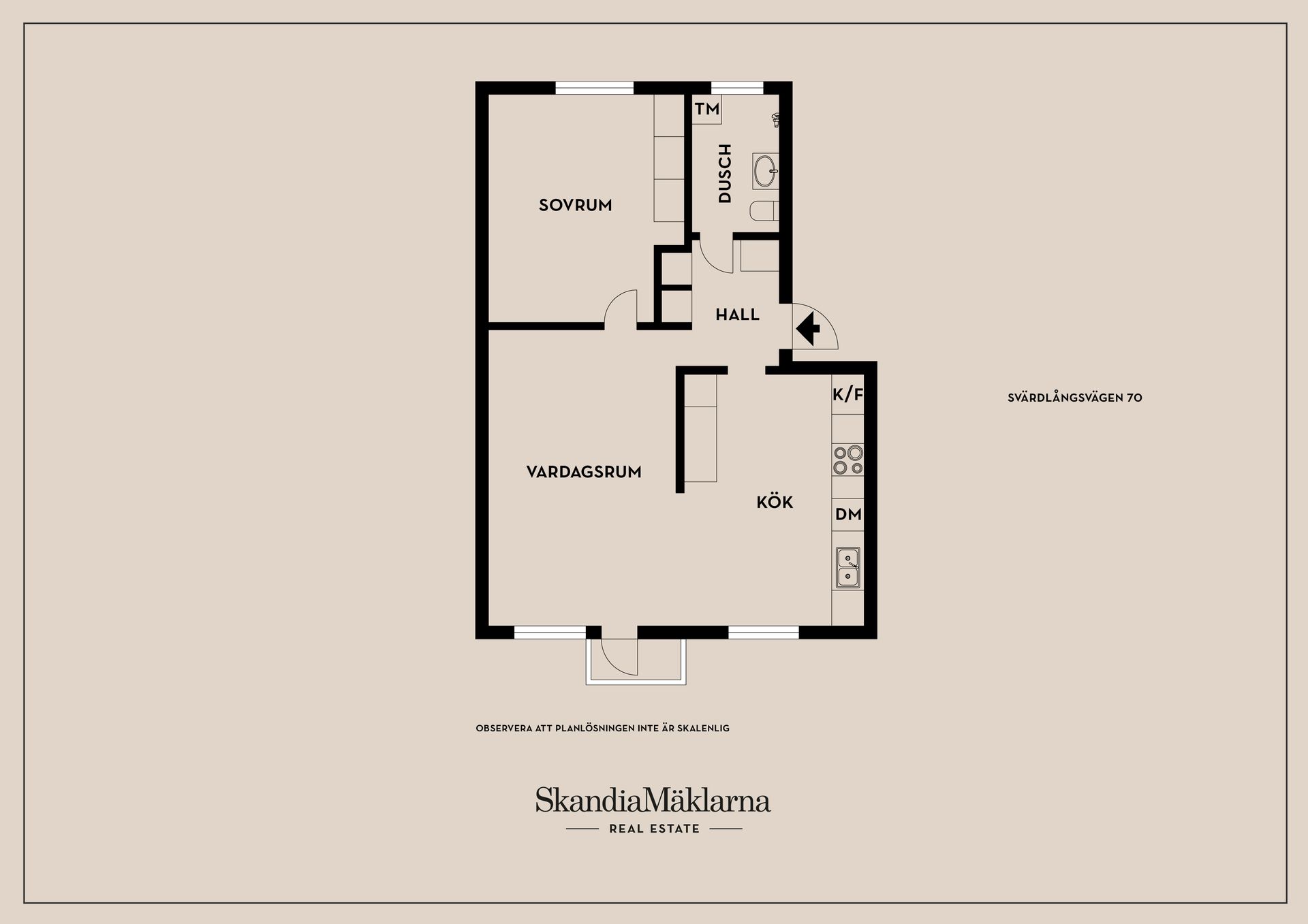 Bostadsrätt, Svärdlångsvägen 70, Årsta, Stockholm