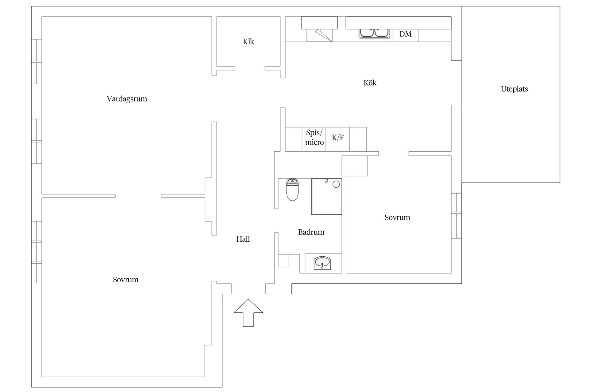 Bostadsrätt, Föreningsgatan 5, Tågaborg, Helsingborg
