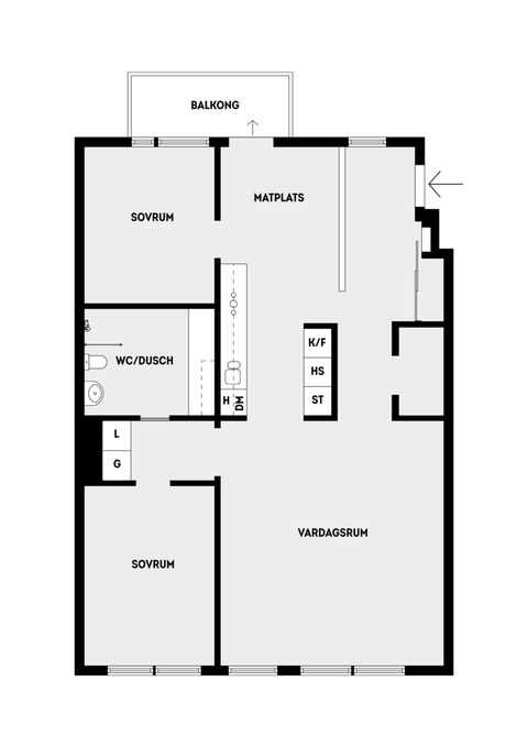 Bostadsrätt, Tiundagränd 1, 2tr, Täby Centrum, Täby
