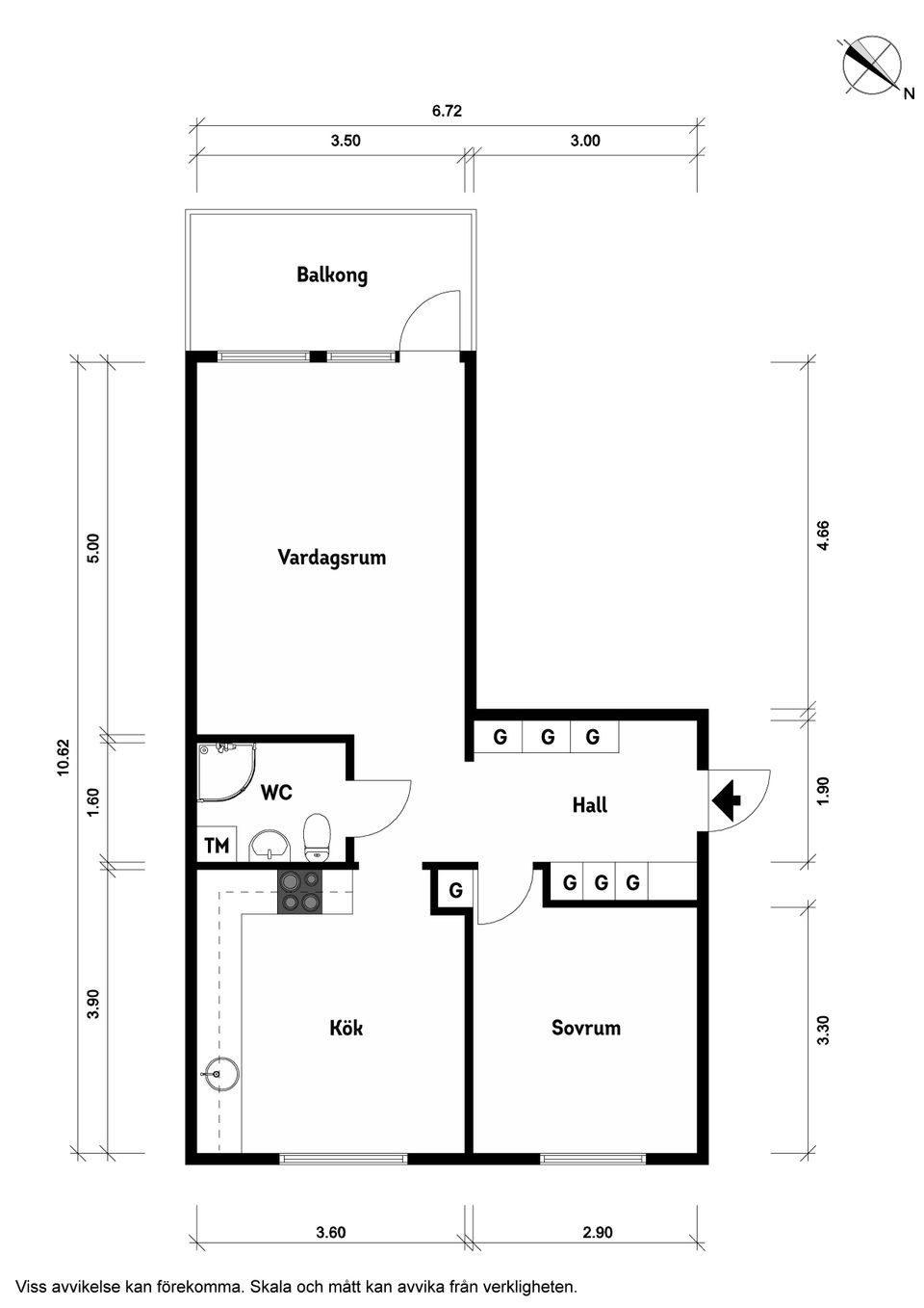 Bostadsrätt, Marklandsgatan 55, Högsbo, Göteborg