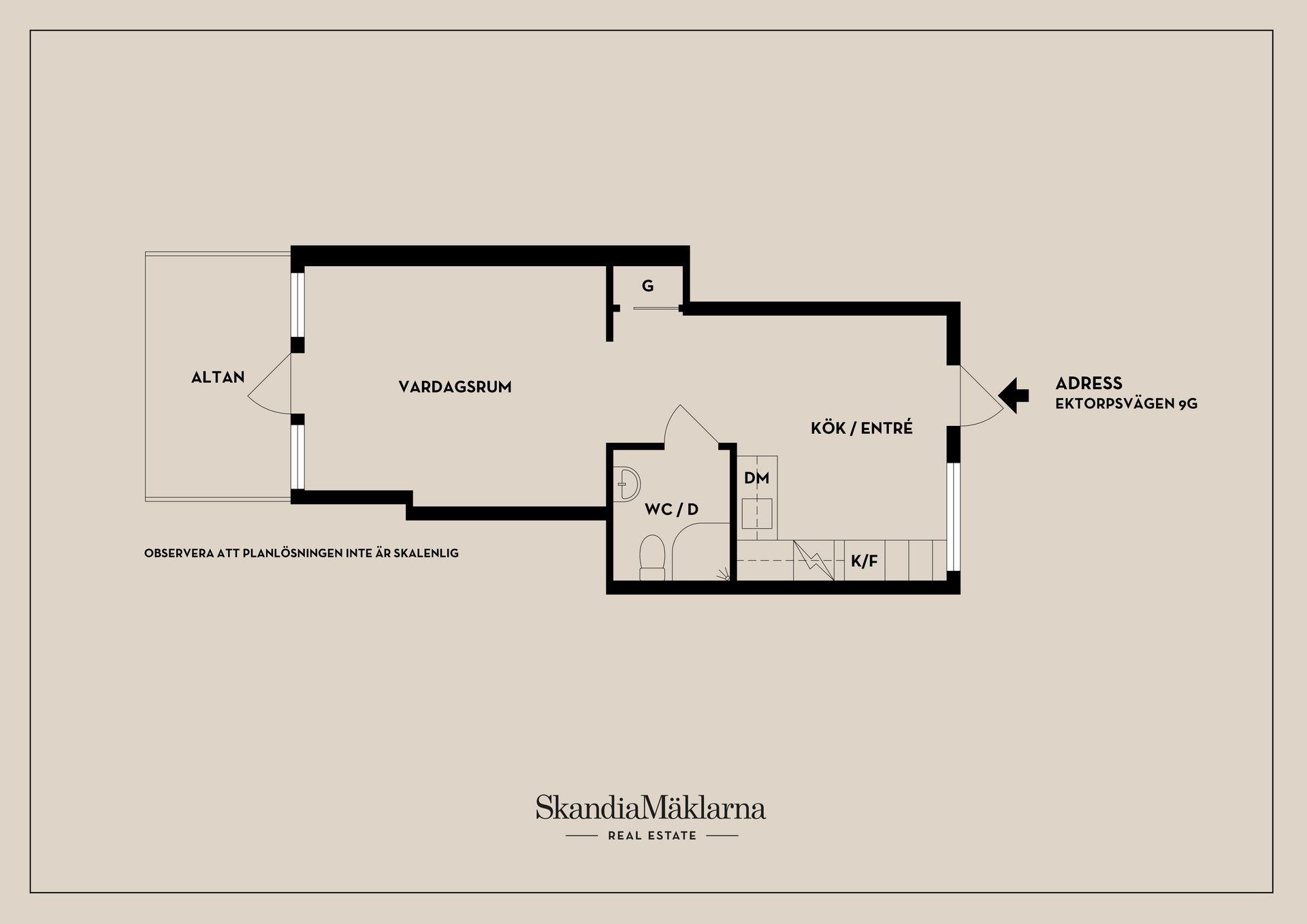 Bostadsrätt, Ektorpsvägen 9G, Ektorp, Nacka
