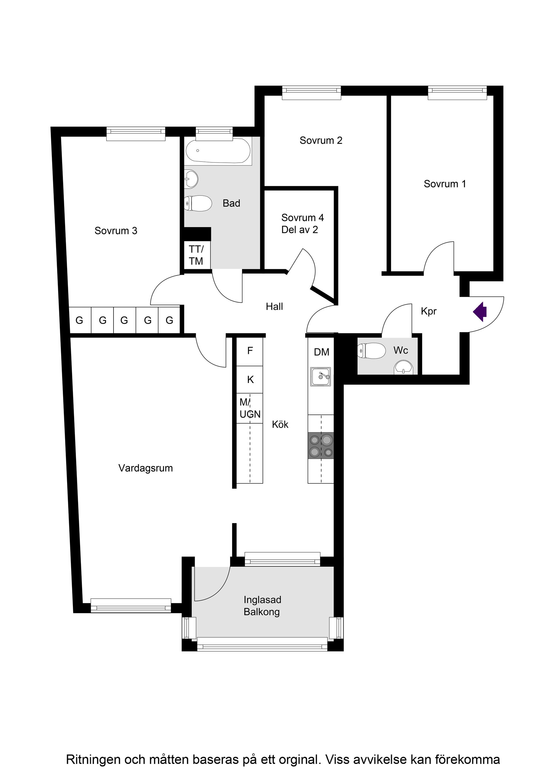 Bostadsrätt, Emaljvägen 4B, 6tr, Kallhäll, Järfälla
