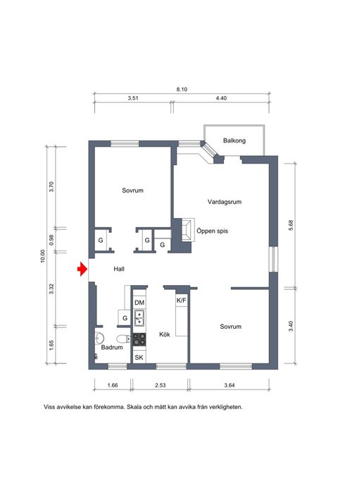 Bostadsrätt, Banérgatan 8A, Kåbo, Uppsala