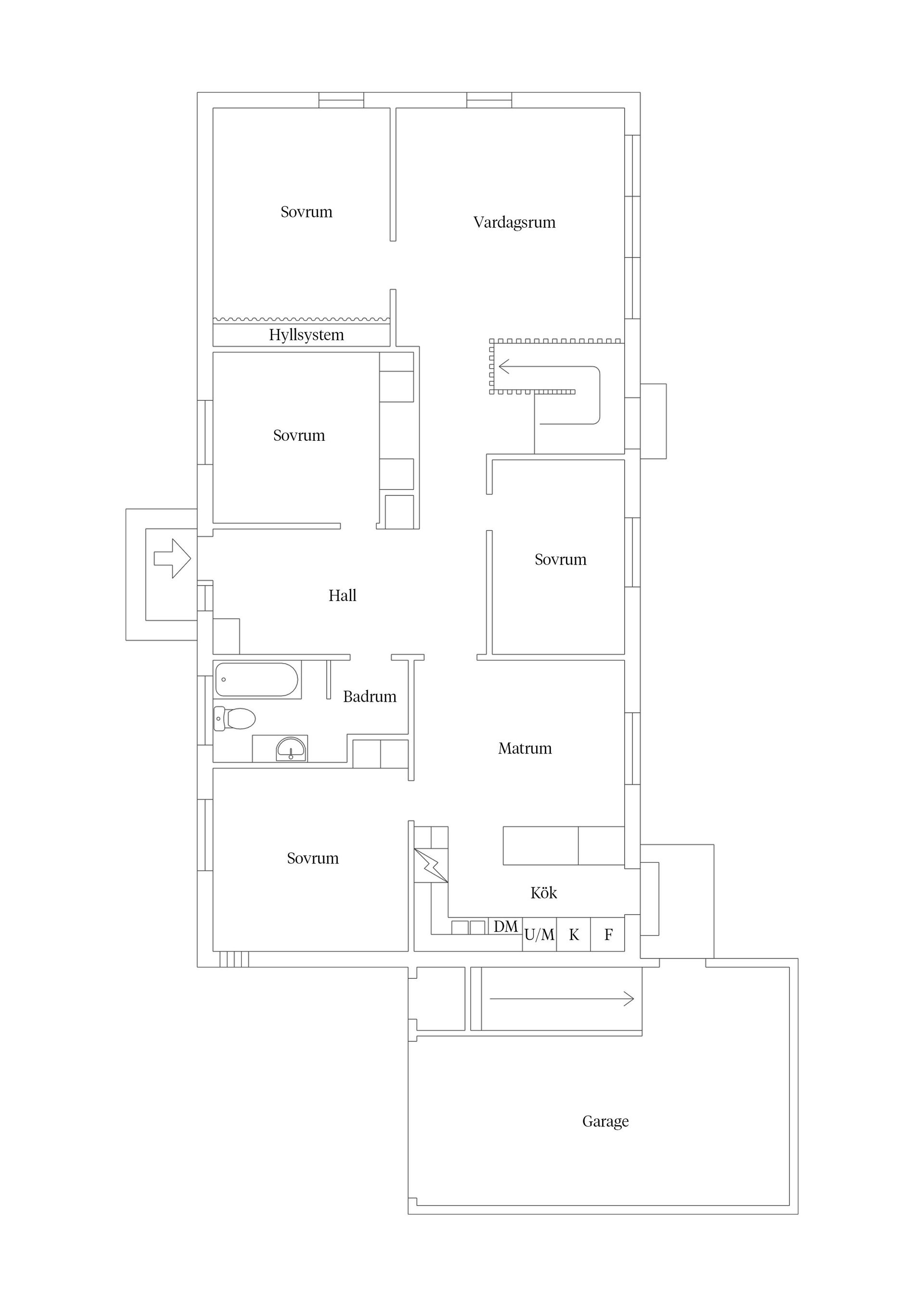 Villa, Framgången 18, Odensala, Östersund