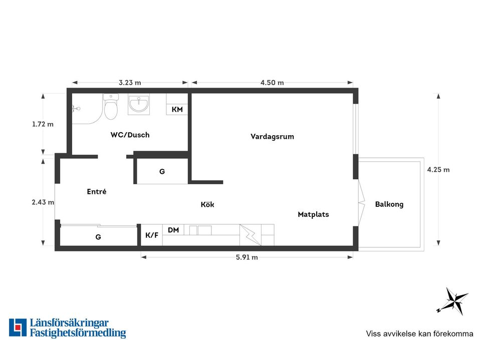 Bostadsrätt, Götaverksgatan 20, Lindholmen, Göteborg