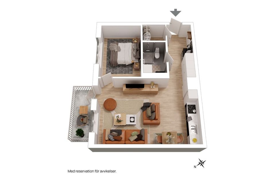 Bostadsrätt, Åkare Engströms Väg 5, 5 tr, Spånga  - Bromstensstaden, Stockholm