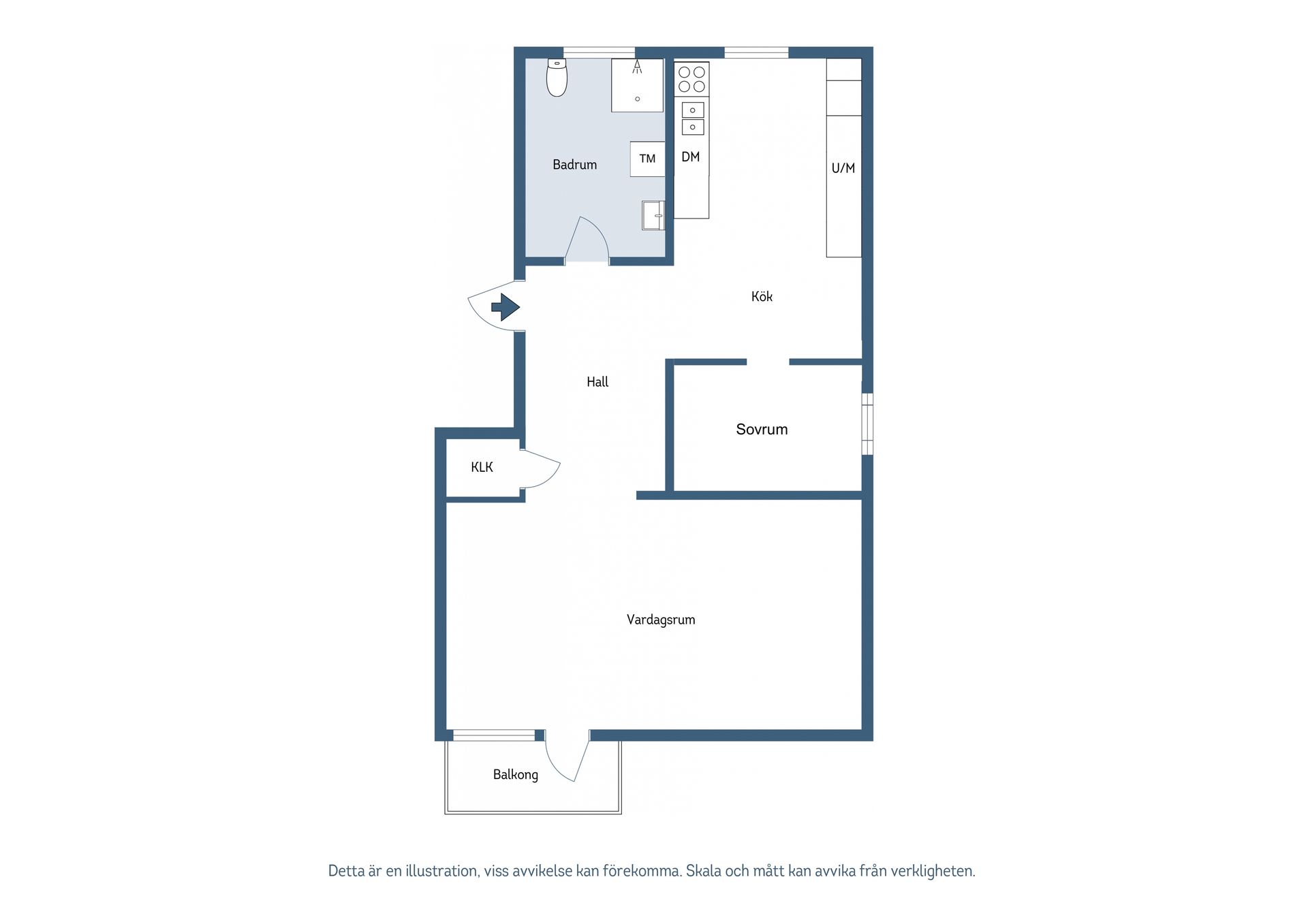 Bostadsrätt, Järnvägsgatan 20A, Vasastaden, Skövde
