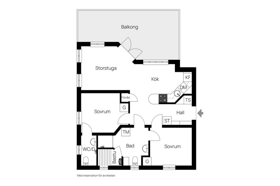 Bostadsrätt, Vällevägen 115B, Klövsjö/ Katrina, Berg