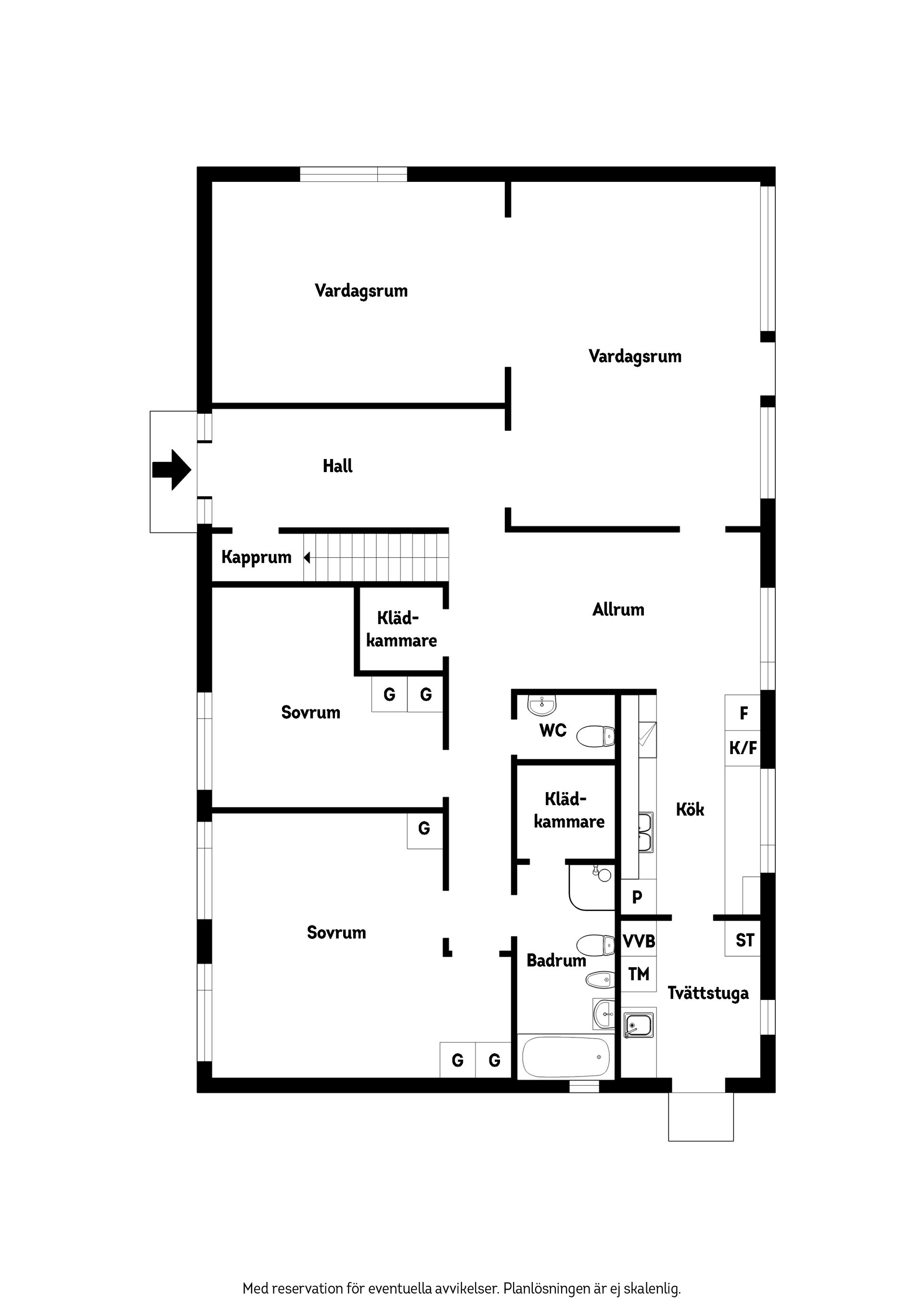 Villa, Nils Ehrnbergs väg 4, Österäng, Kristianstad