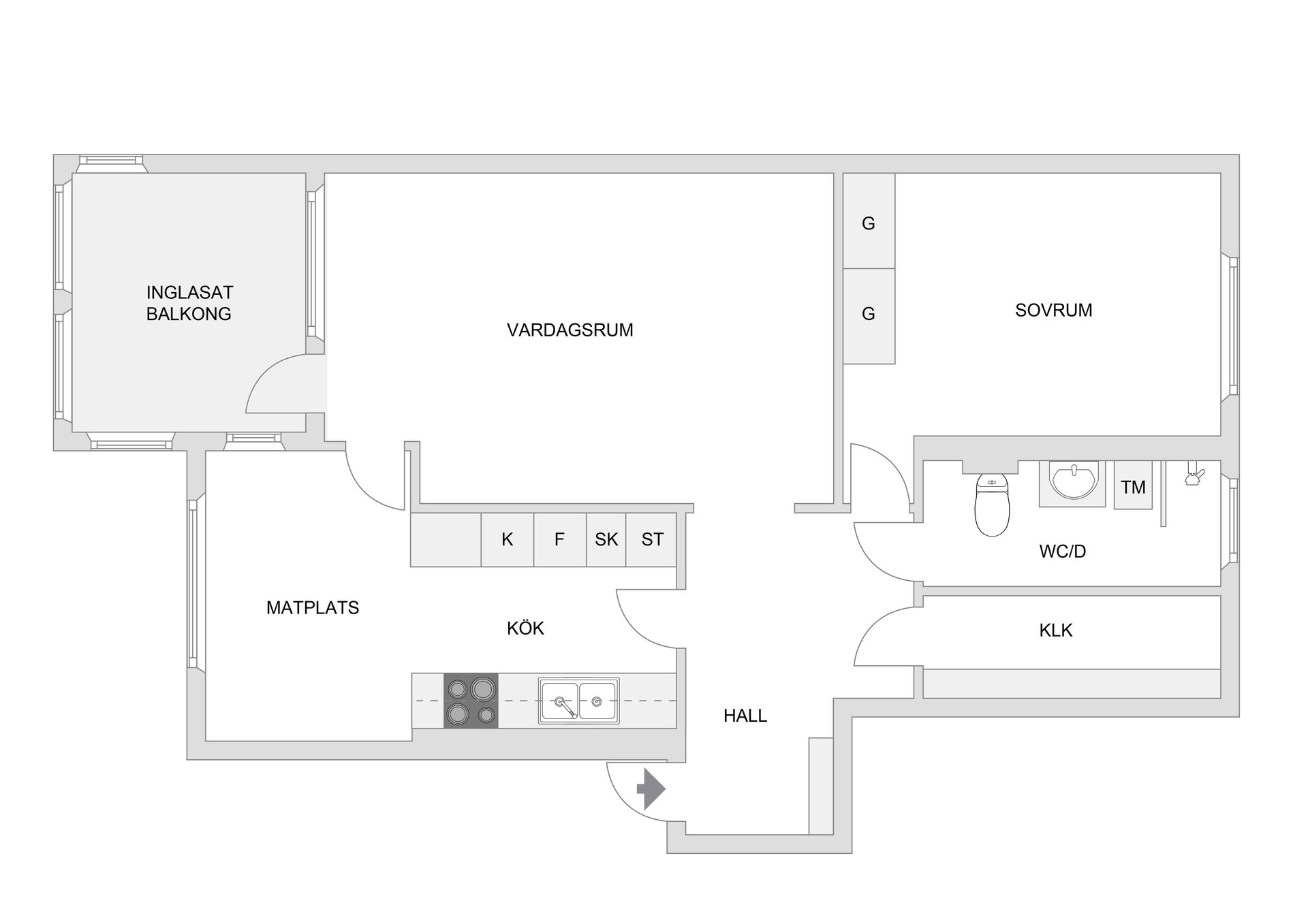 Bostadsrätt, Veckovägen 23, Jakobsberg, Järfälla