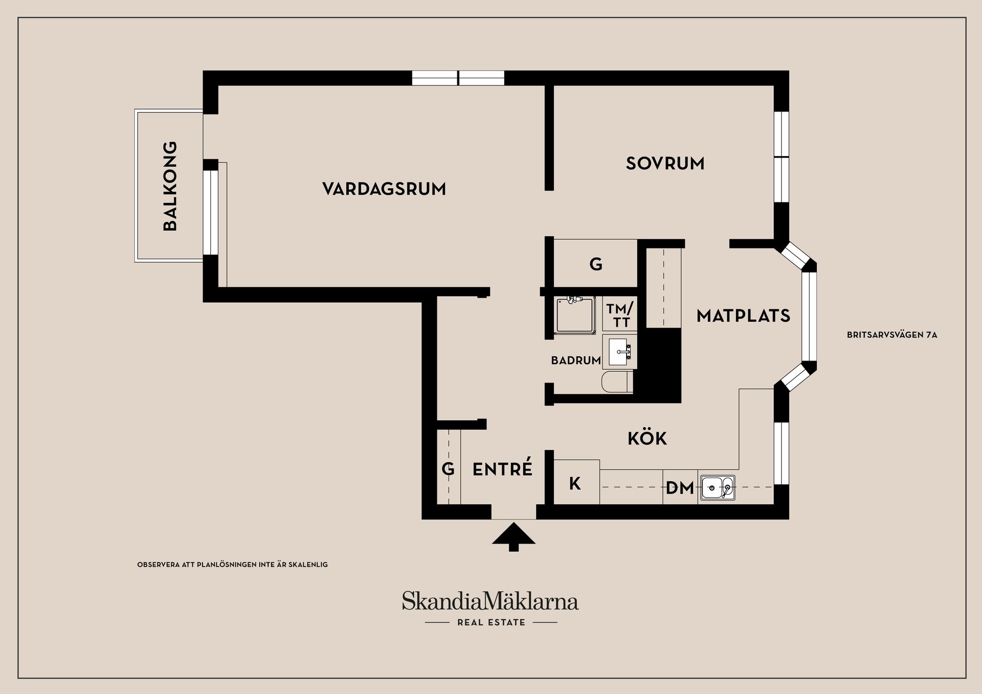 Bostadsrätt, Britsarvsvägen 7A, Britsarvet-Falun, Falun