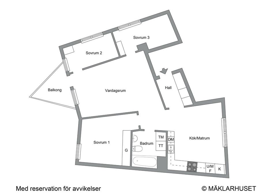 Bostadsrätt, Krakel Spektakels Gata 3, Annedal, Stockholm