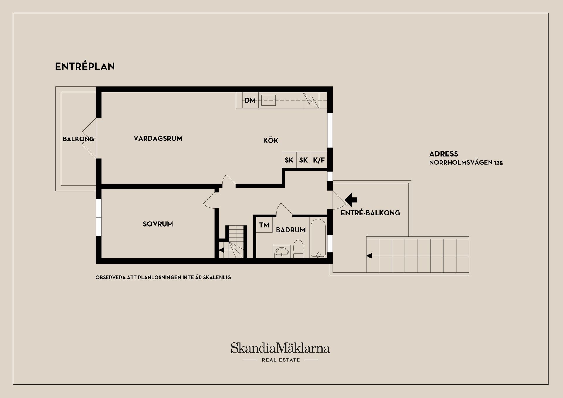 Bostadsrätt, Norrholmsvägen 125, Nacka
