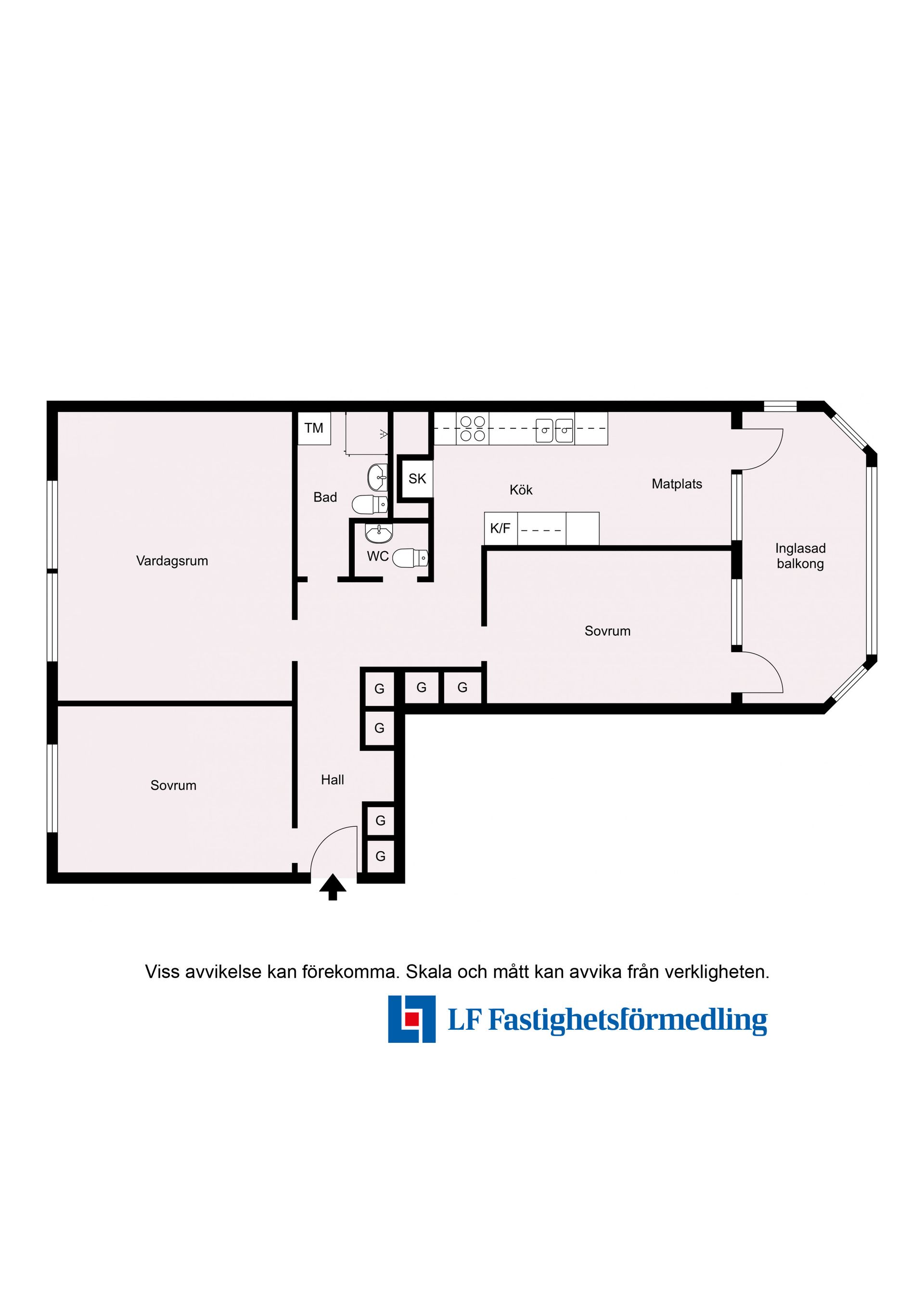 Bostadsrätt, Von Lingens väg 54, Rosengård, Malmö