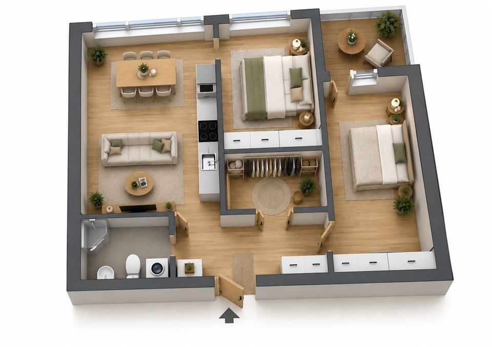 Bostadsrätt, Västra Vägen 3A, Vån 6/6, Rudviken/Solna C, Solna