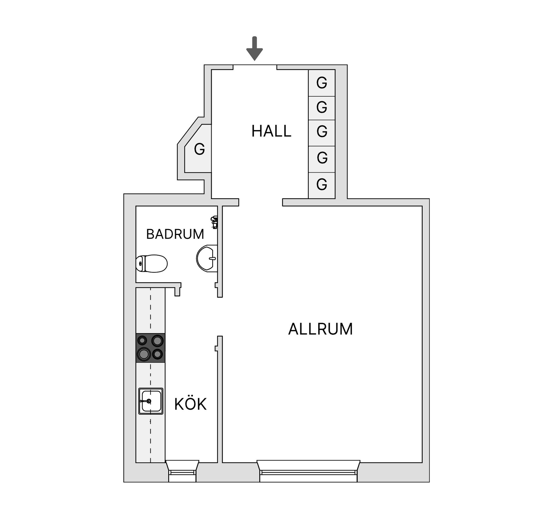 Bostadsrätt, Bastugatan 25, Södermalm - Mariaberget, Stockholm