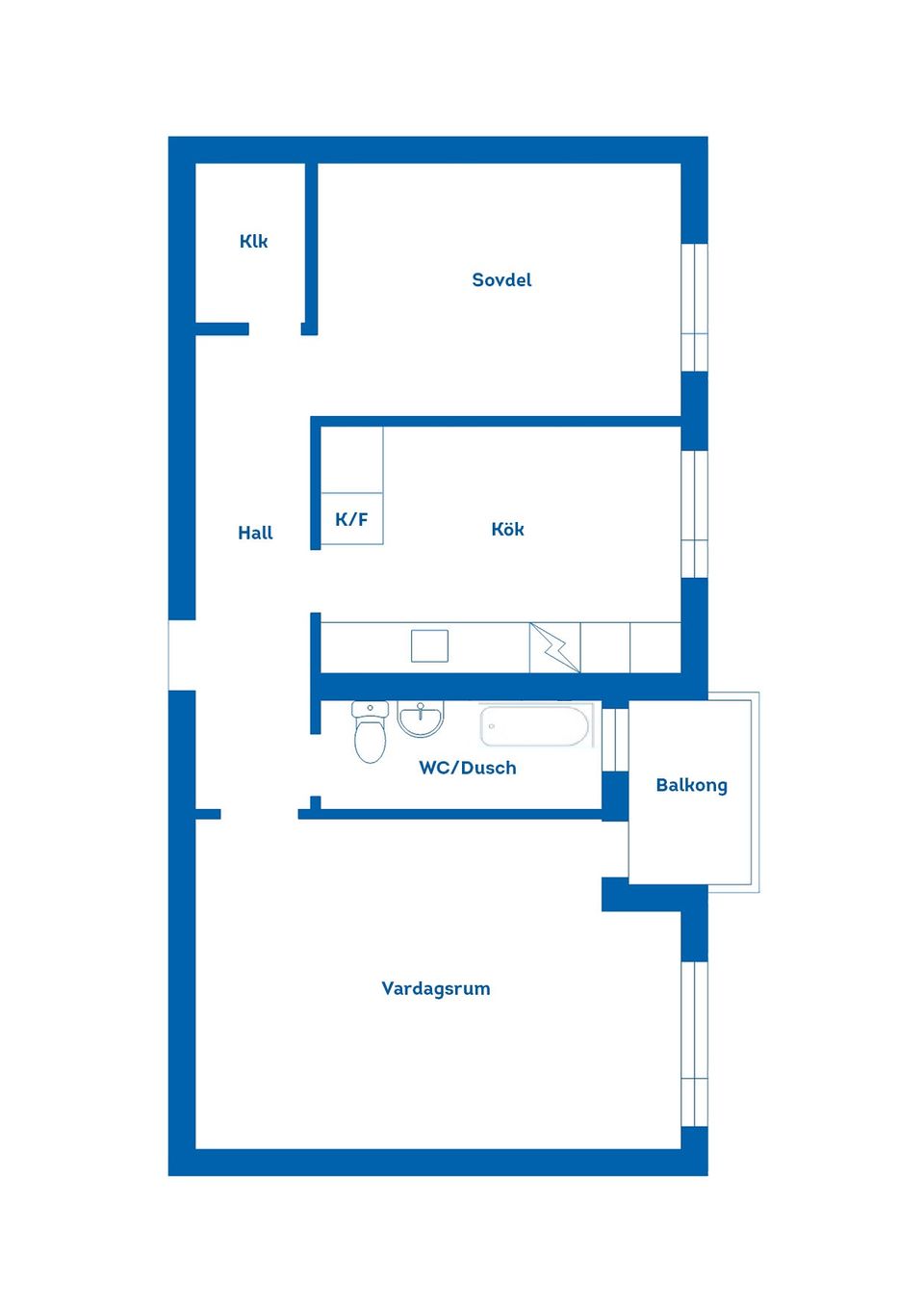 Bostadsrätt, Bigatan 5, Marieholm, Mariestad