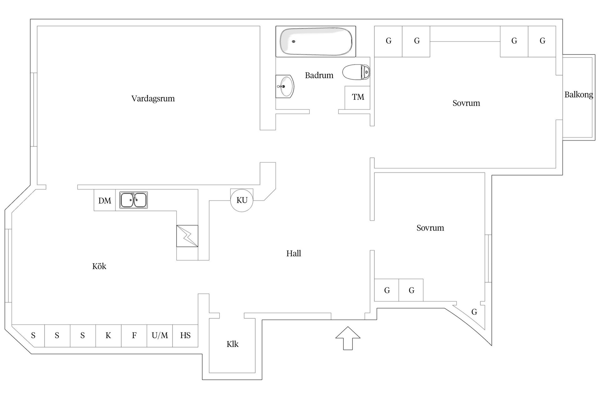 Bostadsrätt, Tjärhovsgatan 12, Södermalm Katarina, Stockholm