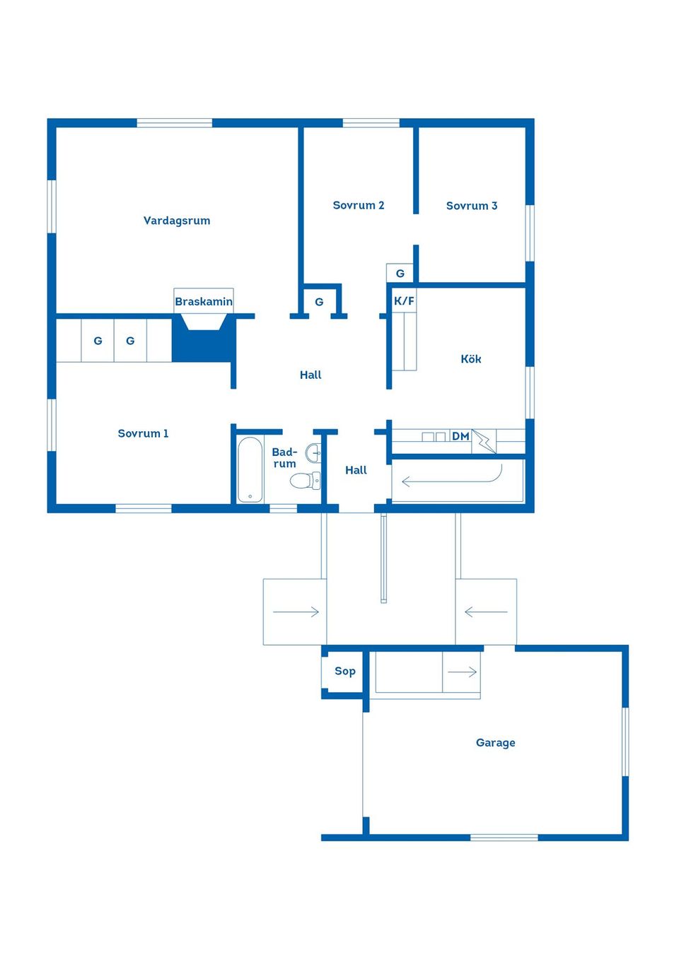 Villa, Blekevägen 34, Hagaström, Gävle