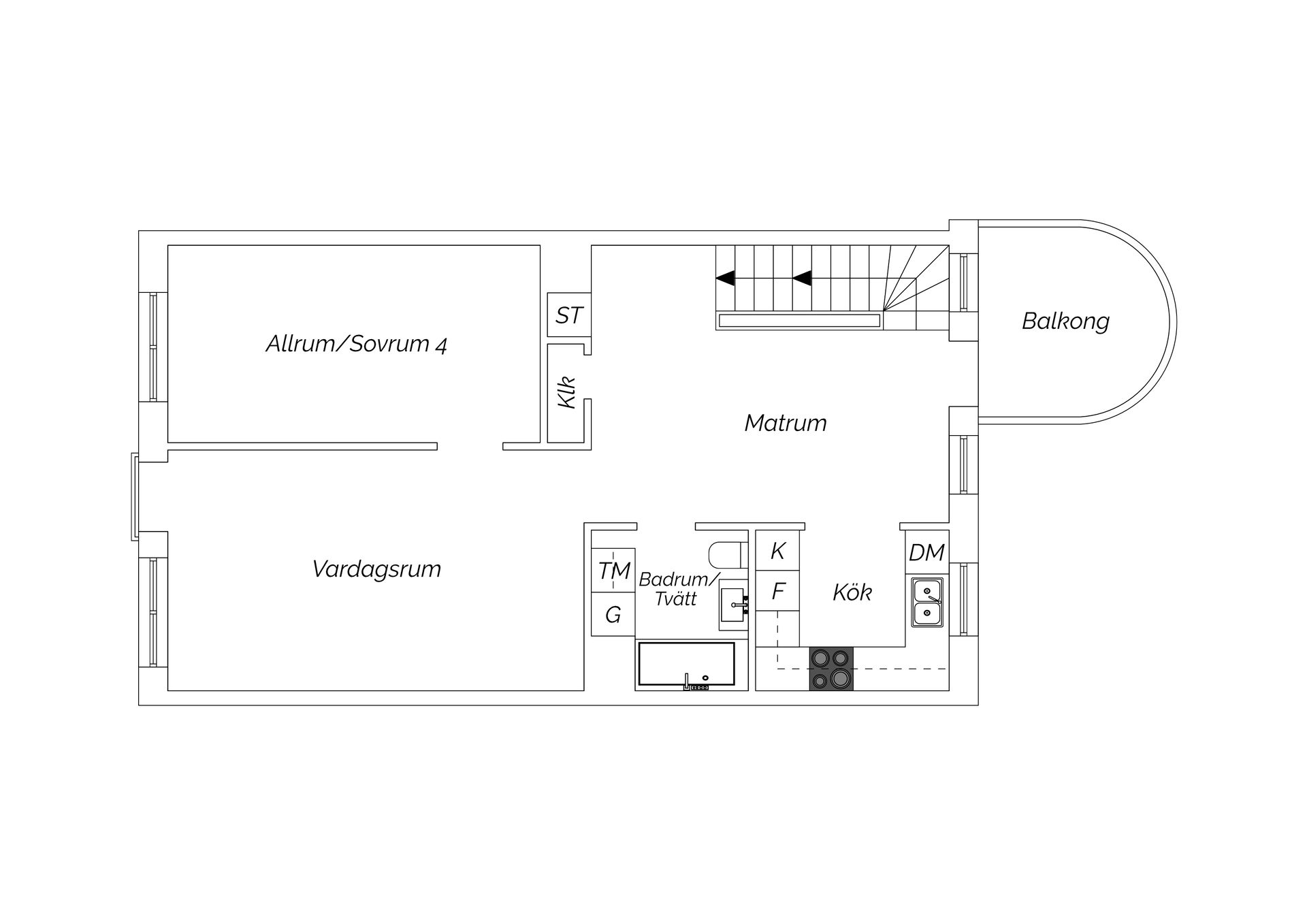 Bostadsrätt, Valborgsgatan 5G, Limhamn, Malmö