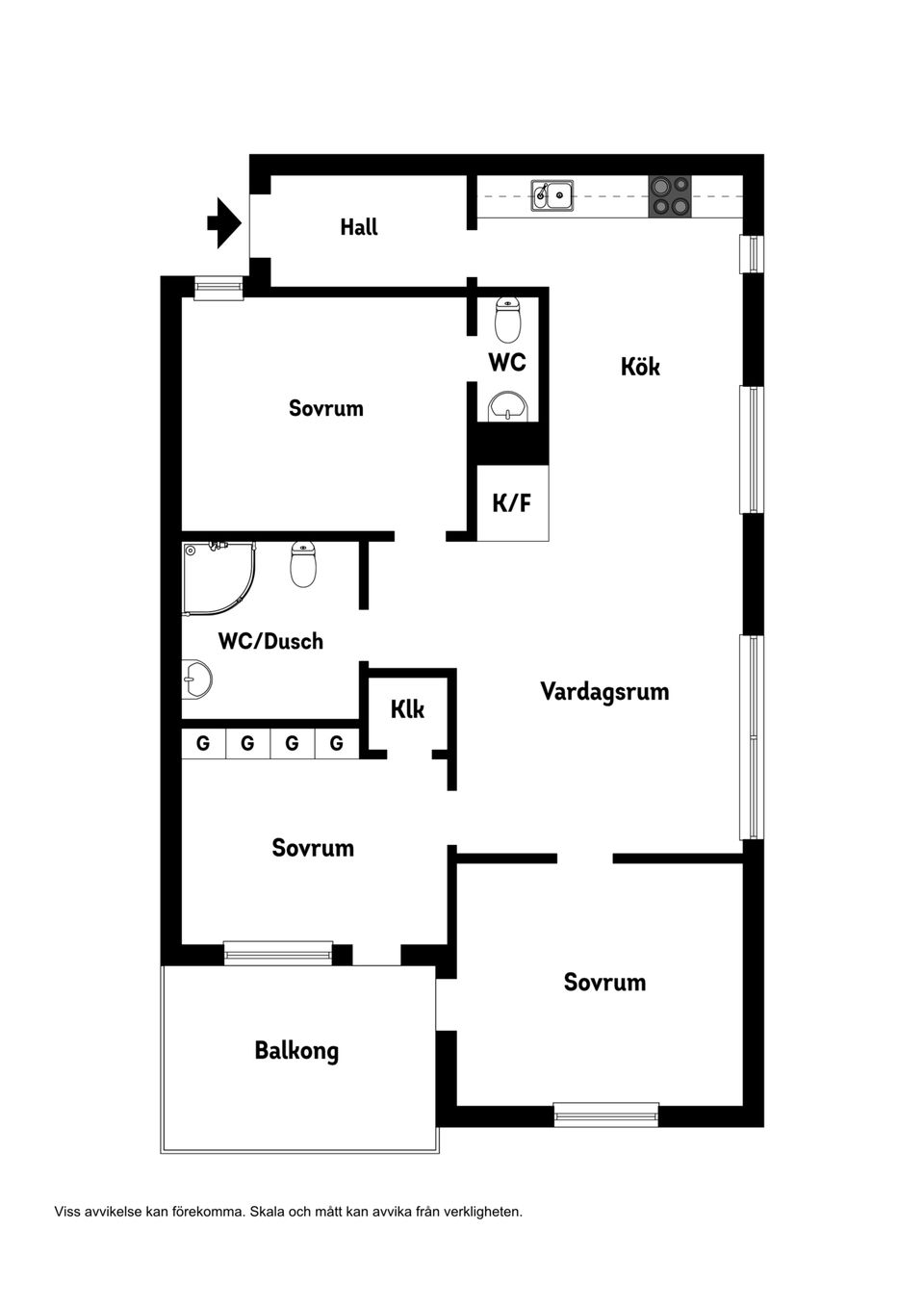 Bostadsrätt, Gränsvägen 10B, Brunflo, Östersund